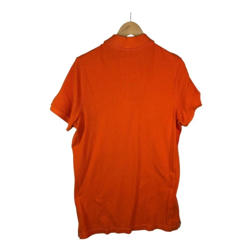 Hollister‎ Men's Super Cut Fit Polo Orange Size XL Y2K_2